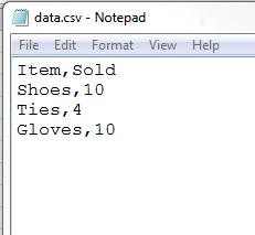 import csv file